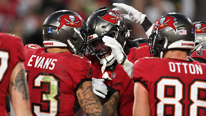 Tampa Bay Buccaneers RB Rachaad White has been named as a potential trade candidate by ESPN's Adam Schefter ahead of the NFL Draft.