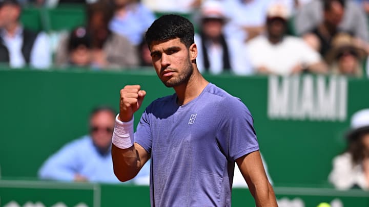 Carlos Alcaraz defeated Arthur Fils in the Monte-Carlo Masters quarterfinal.