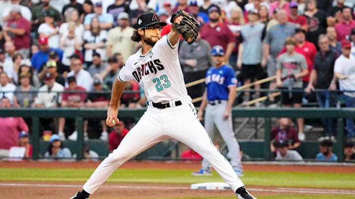 Arizona Diamondbacks starting pitcher Zac Gallen.