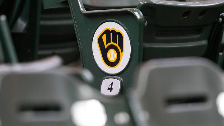 Apr 5, 2025; Milwaukee, Wisconsin, USA; General view of a Milwaukee Brewers logo on seating within American Family Field prior to the game between the Cincinnati Reds and Milwaukee Brewers. Mandatory Credit: Jeff Hanisch-Imagn Images Apr 5, 2025; Milwaukee, Wisconsin, USA; General view of a Milwaukee Brewers logo on seating within American Family Field prior to the game between the Cincinnati Reds and Milwaukee Brewers. Mandatory Credit: Jeff Hanisch-Imagn Images