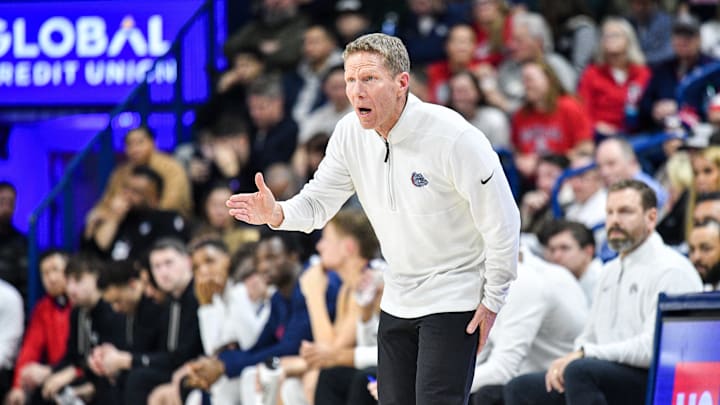 Gonzaga head coach Mark Few.