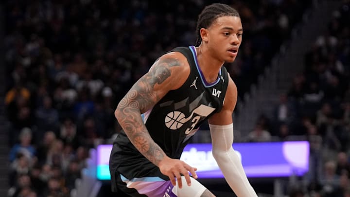 Keyonte George and the Jazz are road favorites in Brooklyn.