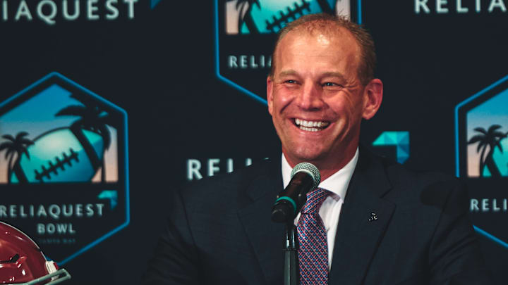 Kalen DeBoer press conference in Tampa