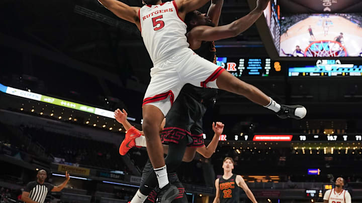Rutgers Scarlet Knights guard Tyson Acuff 