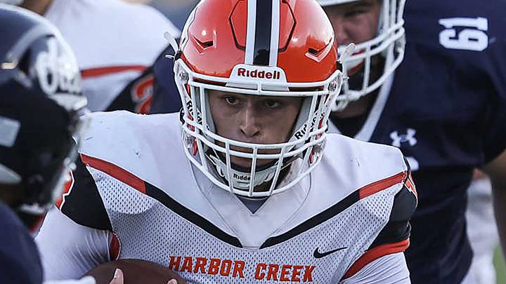 Harborcreek's Gavin Zillman rushed for 269 yards and four touchdowns on 17 carries in a 42-6 win over Warren. Harborcreek's Gavin Zillman rushed for 269 yards and four touchdowns on 17 carries in a 42-6 win over Warren.