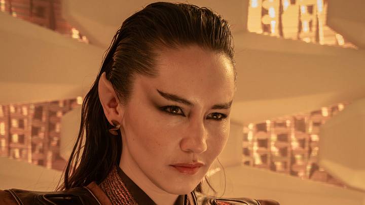 Christina Chong as La’an in season 3 , Episode 8 of Strange New Worlds streaming on Paramount+. streaming on Paramount+. Photo Credit: Marni GrossmanParamount+
