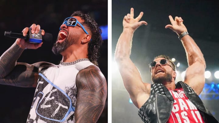 Jey Uso and LA Knight Jey Uso and LA Knight