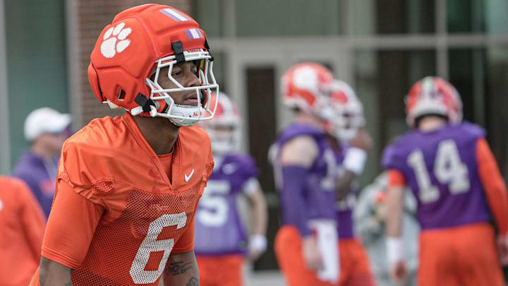 Clemson wideout Tyler Brown is looking to get back to the production of 2023 this season in a heightened role. Clemson wideout Tyler Brown is looking to get back to the production of 2023 this season in a heightened role.