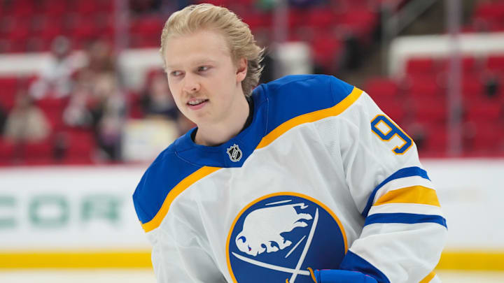 Buffalo Sabres rookie forward Konsta Helenius Buffalo Sabres rookie forward Konsta Helenius