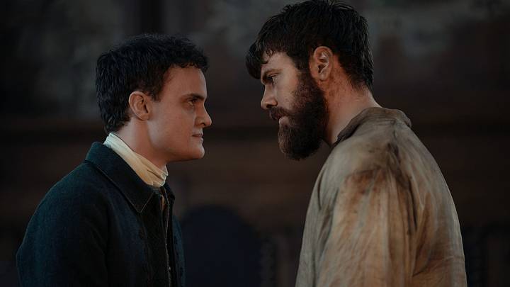 Séamus McLean Ross (“Colum MacKenzie”) and Sam Retford (“Dougal MacKenzie”) in Outlander: Blood of My Blood. Séamus McLean Ross (“Colum MacKenzie”) and Sam Retford (“Dougal MacKenzie”) in Outlander: Blood of My Blood.