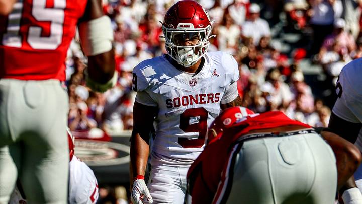 Oklahoma running back Lloyd Avant prepares for a snap against Georgia. Oklahoma running back Lloyd Avant prepares for a snap against Georgia.