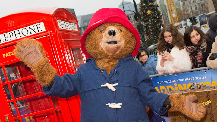 Paddington Bear at the Berlin premiere of 'Paddington' (2014).