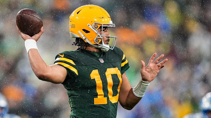 Green Bay Packers quarterback Jordan Love.