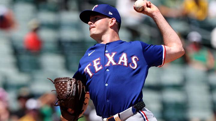 Texas Rangers starting pitcher Cody Bradford. Credit: Dennis Lee-Imagn Images