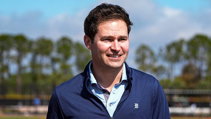 Detroit Tigers president of baseball operations Scott Harris.