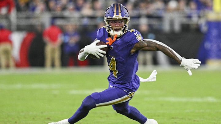 Zay Flowers was selected by the Ravens in the first round of the 2023 NFL draft 