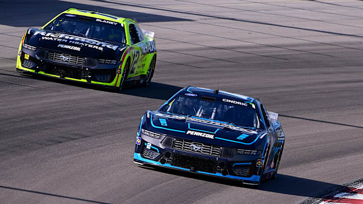 Austin Cindric, Ryan Blaney, Team Penske, Enjoy Illinois 300, Gateway, NASCAR