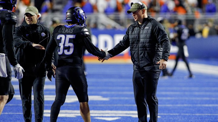 Boise State Broncos head coach Spencer Danielson. Boise State Broncos head coach Spencer Danielson.