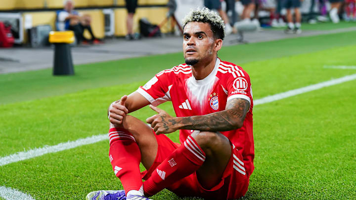 Luis Diaz traf gegen Stuttgart zum 1. Mal im FCB-Trikot