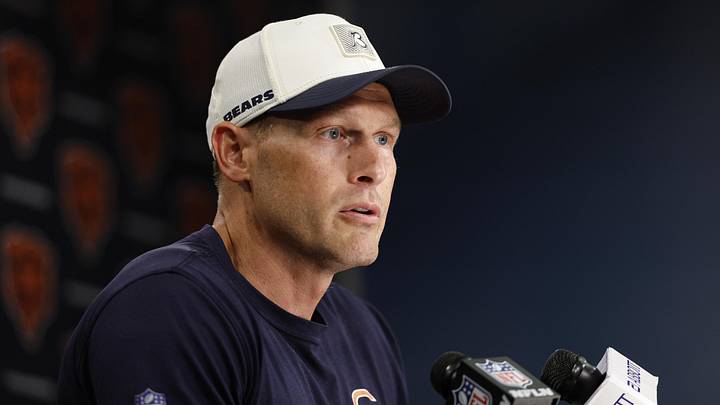 Chicago Bears head coach Ben Johnson