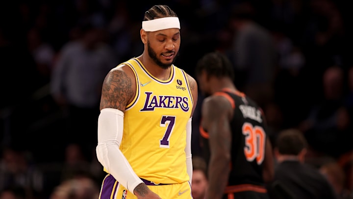 Carmelo Anthony terminó su carrera en los Lakers, pero mucho antes pasó con éxito por los Knicks
