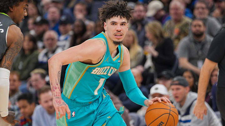 Charlotte Hornets guard LaMelo Ball.