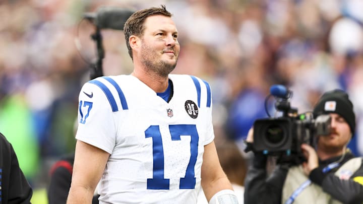 Philip Rivers played in his first NFL game in nearly five years on Sunday. 