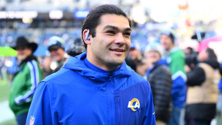 Jan 25, 2026; Seattle, WA, USA; Los Angeles Rams wide receiver Puka Nacua (12) looks on before the 2026 NFC Championship Game against the Seattle Seahawks at Lumen Field. Mandatory Credit: Steven Bisig-Imagn Images Jan 25, 2026; Seattle, WA, USA; Los Angeles Rams wide receiver Puka Nacua (12) looks on before the 2026 NFC Championship Game against the Seattle Seahawks at Lumen Field. Mandatory Credit: Steven Bisig-Imagn Images