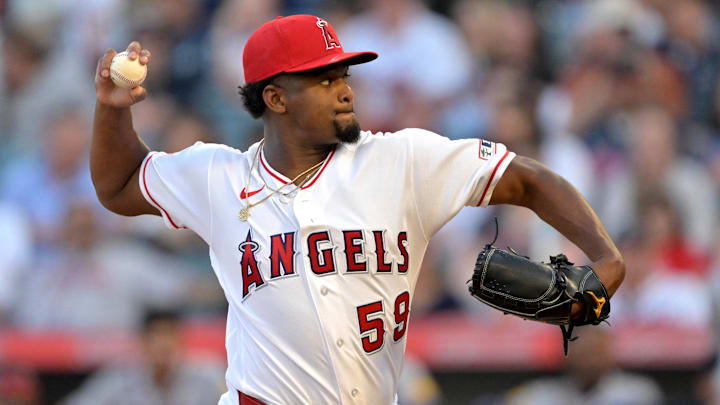 Jose Soriano and the Angels are home favorites against the Padres on Friday night.