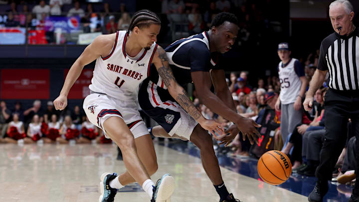 Saint Mary's is favored against Santa Clara in the West Coast Conference semifinal.