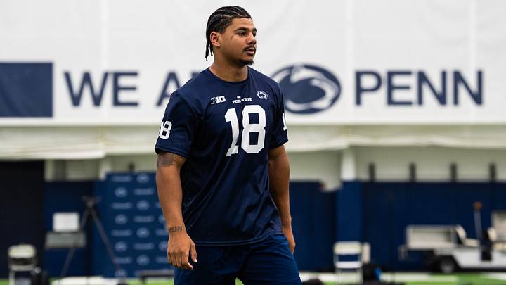 Penn State defensive end Max Granville (18) Penn State defensive end Max Granville (18)