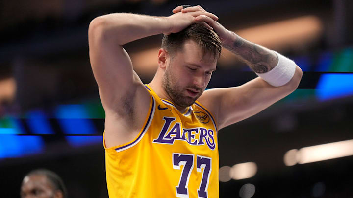 Los Angeles Lakers guard Luka Doncic.