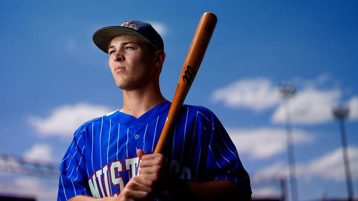 All-state baseball player of the year, Fort Cobb-Broxton's Eli Willits, is pictured in Edmond, Okla., Friday, June 6, 2025. All-state baseball player of the year, Fort Cobb-Broxton's Eli Willits, is pictured in Edmond, Okla., Friday, June 6, 2025.