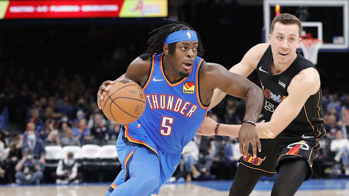 Oklahoma City Thunder forward Luguentz Dort.