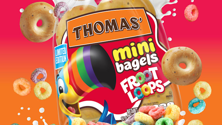 Thomas' Froot Loops Mini Bagels
