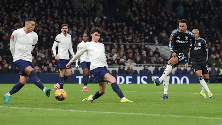 Tottenham were beaten by two first-half goals.