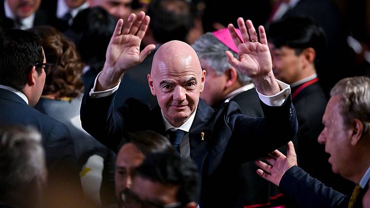 Gianni Infantino, presidente de la FIFA. Gianni Infantino, presidente de la FIFA.