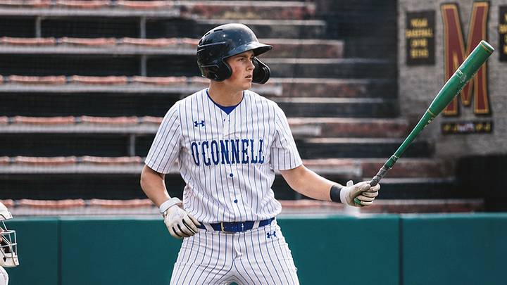 Bishop O'Connell baseball player Walker McElwwain Bishop O'Connell baseball player Walker McElwwain