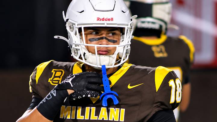 Mililani will face its biggest test yet when the top-ranked Trojans host the Kahuku Red Raiders Saturday evening in the islands. Mililani will face its biggest test yet when the top-ranked Trojans host the Kahuku Red Raiders Saturday evening in the islands.
