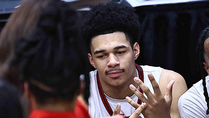 Princeton's Kam Mercer reacts after winning the Division I state championship over Hilliard Bradley Sunday, March 22, 2026.