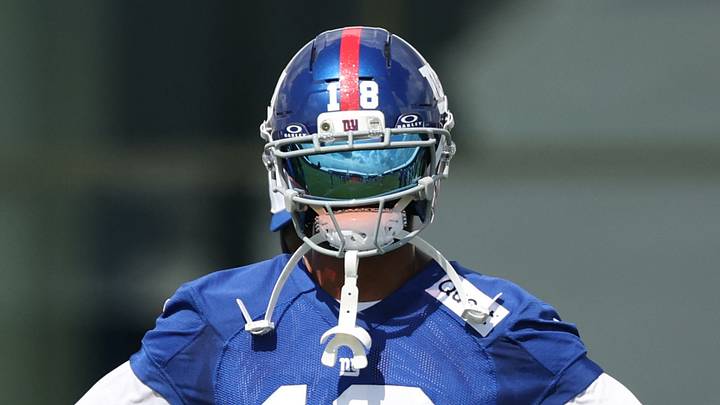 Former New York Giants wide receiver Darius Slayton Former New York Giants wide receiver Darius Slayton