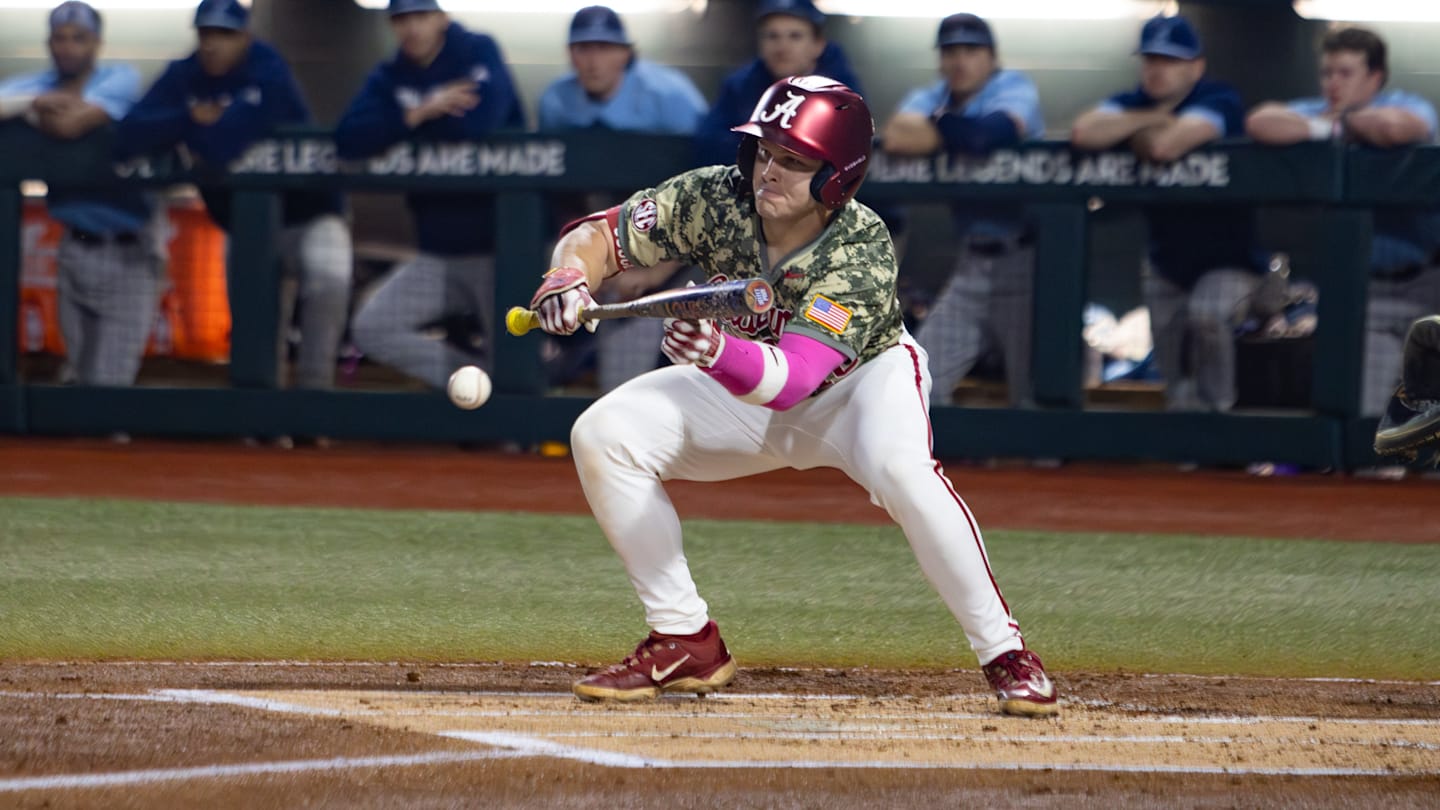 Alabama Emphasizes Bunting As Team Learns To 'Take What The Game Gives You'