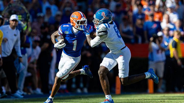 Vernell Brown III left Florida's win over Ole Miss in the second quarter with a knee injury. Vernell Brown III left Florida's win over Ole Miss in the second quarter with a knee injury.