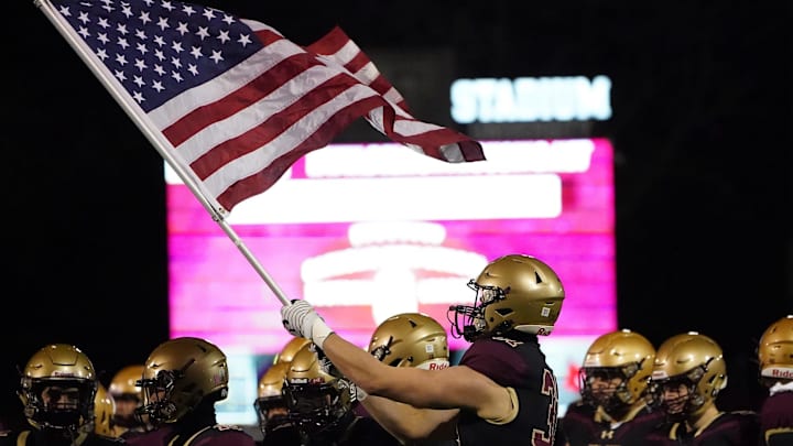 Iona Prep falls to Cardinal Hayes 30-29 in the New York Catholic High School Football League AAA championship game at Fordham University in The Bronx on Saturday, November 2023.