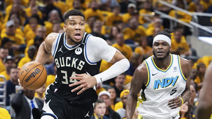 Milwaukee Bucks forward Giannis Antetokounmpo is a solid prop target in Game 4. 