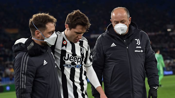 Chiesa salió lesionado del encuentro del domingo ante la Roma