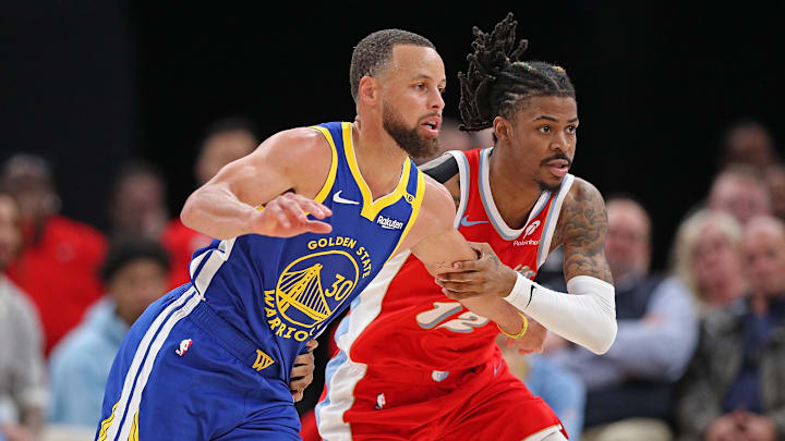 Stephen Curry y Ja Morant chocarán en su duelo de Play-In de la NBA