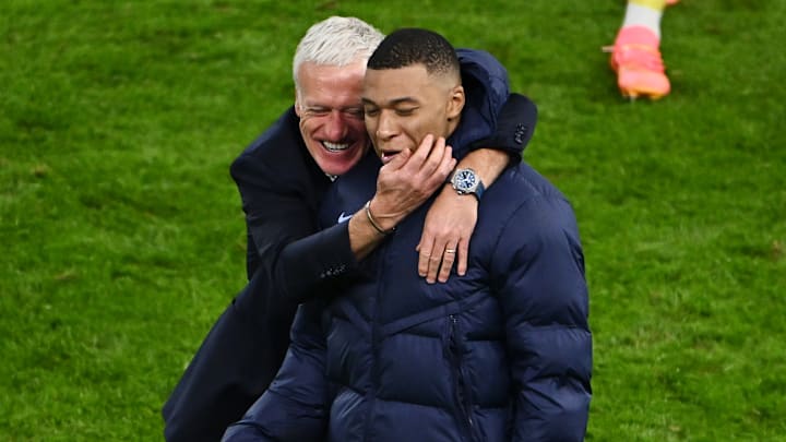 Didier Deschamps und Kylian Mbappé