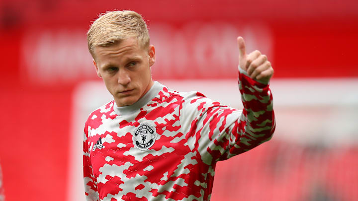 Van de Beek has barely featured for the Red Devils this season