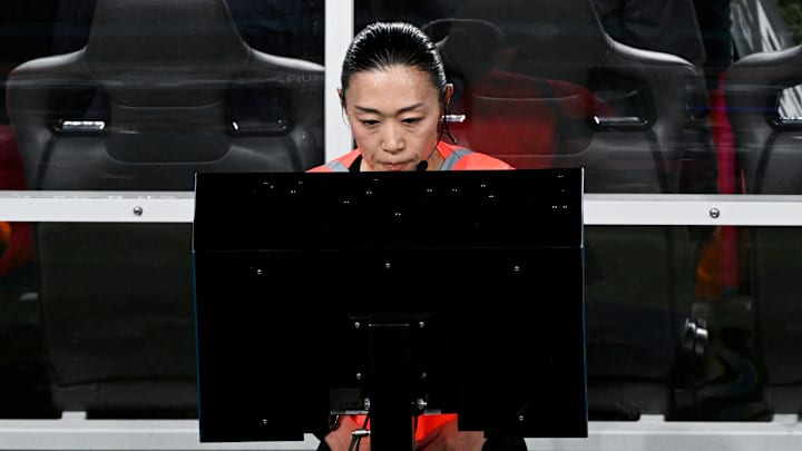 Yoshimi Yamashita lors du premier match de la Coupe du monde 2023 Yoshimi Yamashita lors du premier match de la Coupe du monde 2023